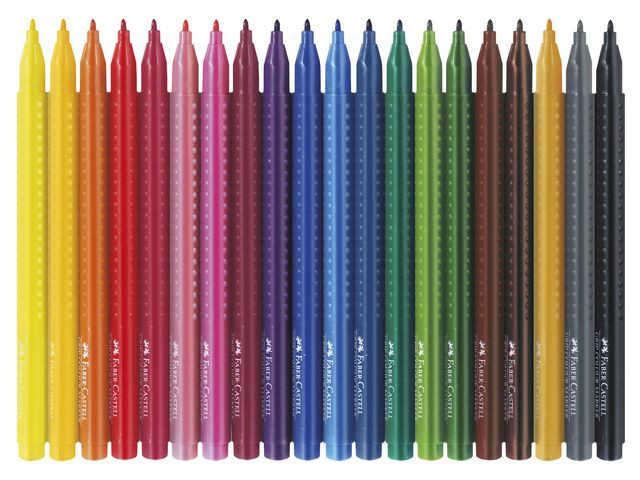Tusj Faber Castell Grip Color Marker (20 stk)