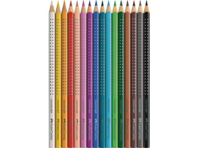 Fargeblyant Faber-Castell Grip 2001 (12 stk/eske, 5 esker)