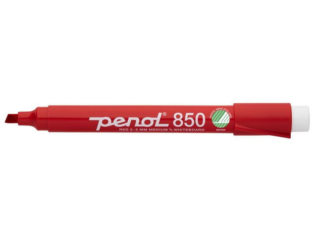 BildeWhiteboardpenn Penol 850 Eco Skrå Rød (10 stk)