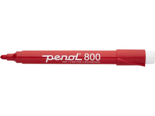 Whiteboardpenn Penol 800 Eco Rund Rød (10 stk)
