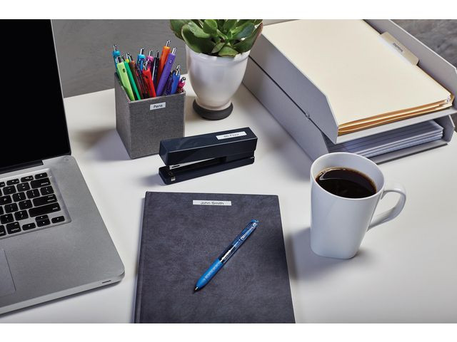 Dymo Teip D1 24mmx7m sort/hvit