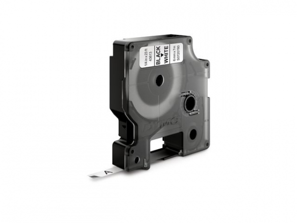 Tape Dymo D1 6Mm X 7M Sort/Hvit