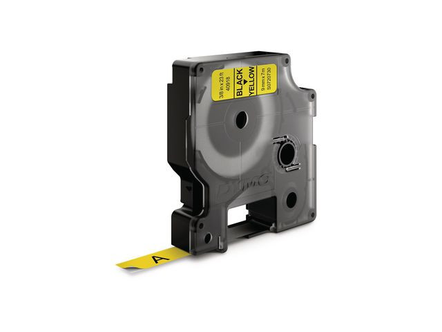BildeTape Dymo D1 9Mm X 7M Sort/Gul