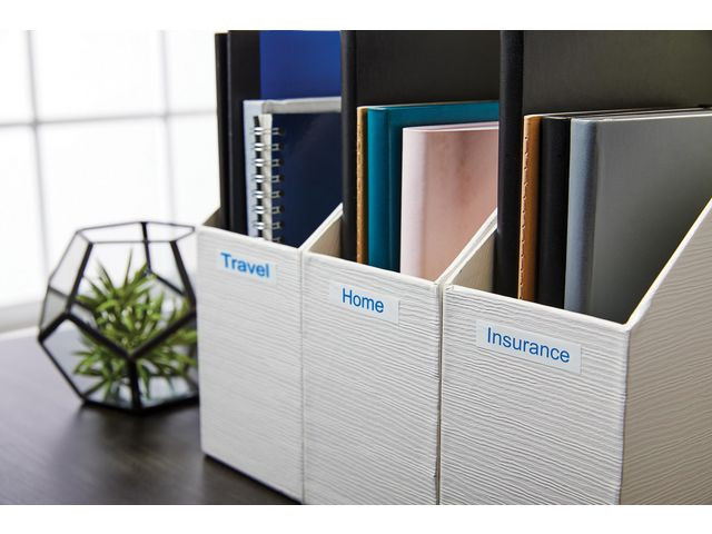 Dymo Teip D1 12mmx7m bl/hvit