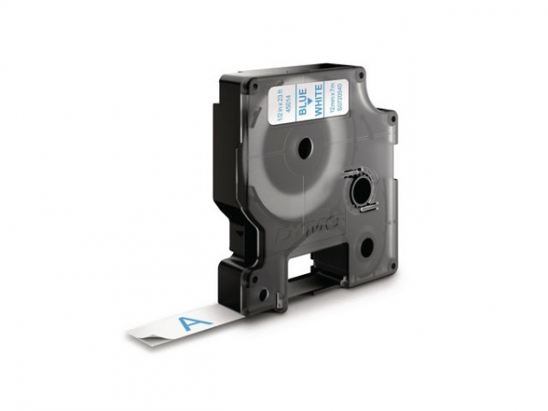 Tape Dymo D1 12Mm X 7M Blå/Hvit