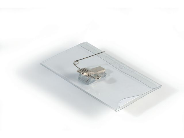 Navneskilt Durable 54X90Mm Kombiclip (50 stk)