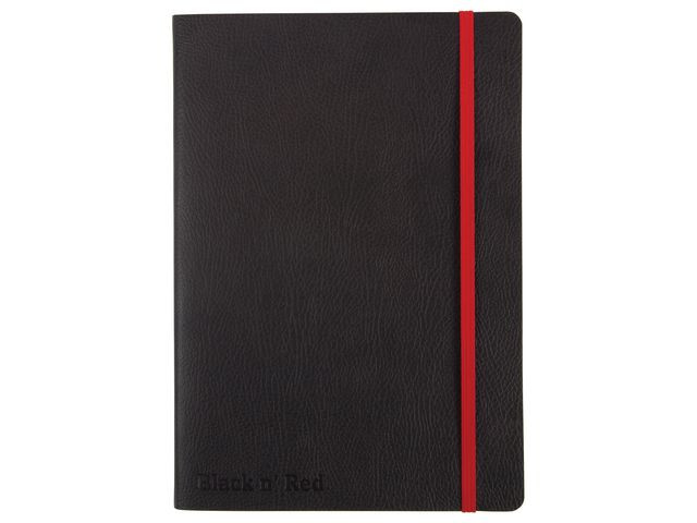 BildeNotatbok Oxford Black N´red A5 Soft Lin (5 stk)