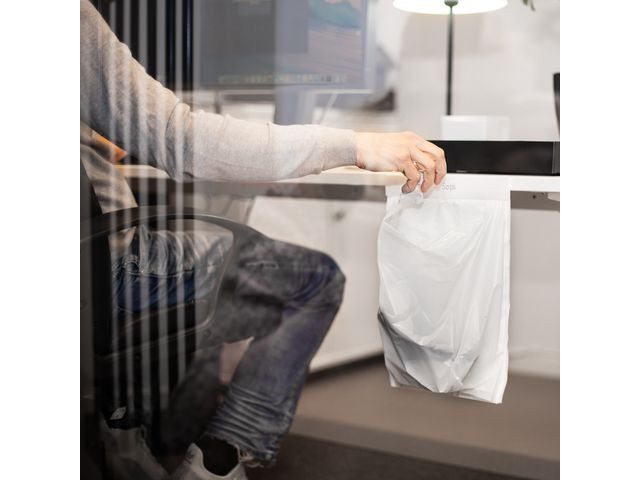 Avfallspose Sopi Plast Hvit (50 stk/pk, 50 pakker)