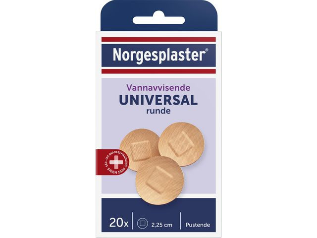 BildePlaster Norgesplaster Univ. Runde 20Stk (10 pakker)