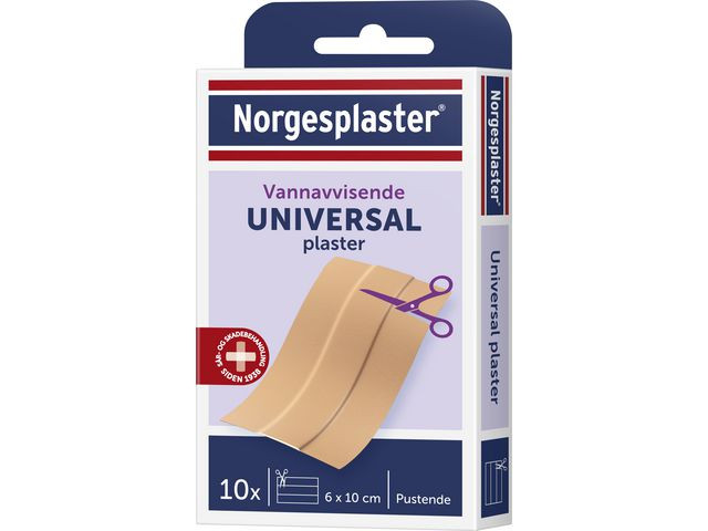 Plaster Norgesplaster Univ. Klipp 10Stk (10 pakker)