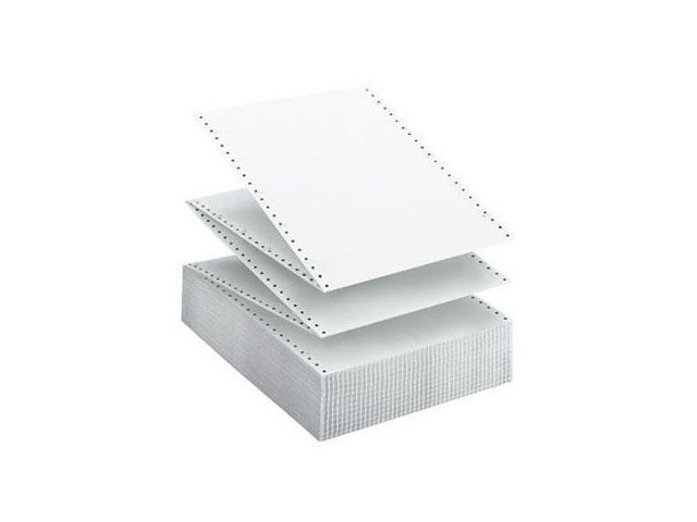 Listepapir 240Mmx12" 80G 1X Hvit (2000 ark)