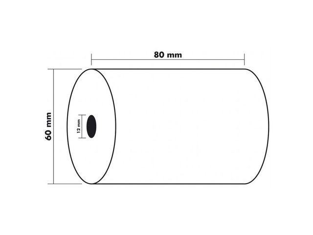 Termorull 80X60X12Mm 55Gr. 44M (10 stk)