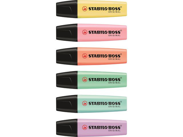 Tekstmarker Stabilo Boss Pastel (6 stk)