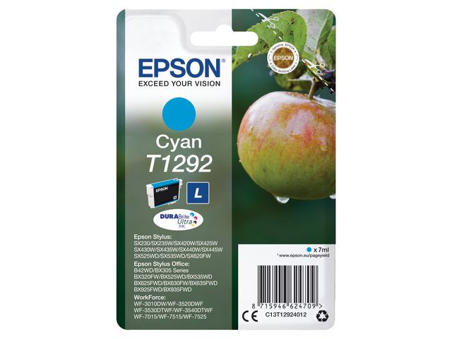 BildeBlekk Epson T1292 C13T12924012 Cyan
