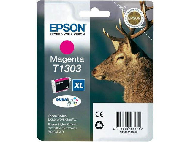 BildeEPSON Ink C13T13034012 T1303 Magenta Stag
