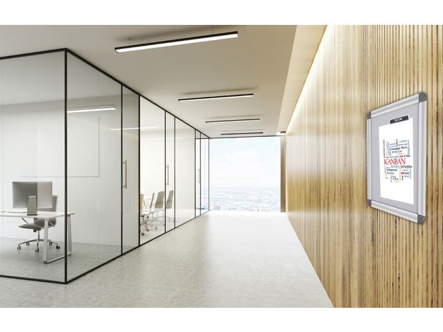 Infotavle Bi-Office Alu Ramme A4