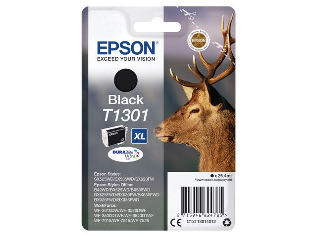BildeBlekk Epson T1301 C13T13014022 Sort