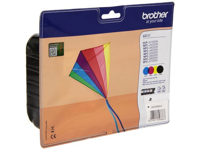 BildeBlekk Brother Lc223 Value Sort+Cmy (4 stk)
