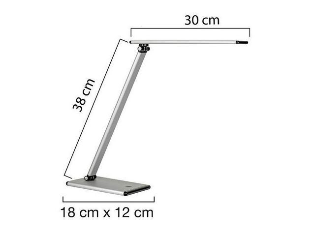 BildeLampe Unilux Led Terra Metalgrå