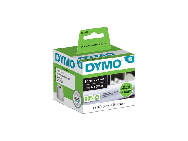 BildeEtikett Dymo Adresse 89X36Mm (260 stk)
