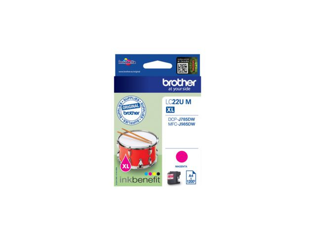 BildeBlekk Brother Lc22Um Magenta