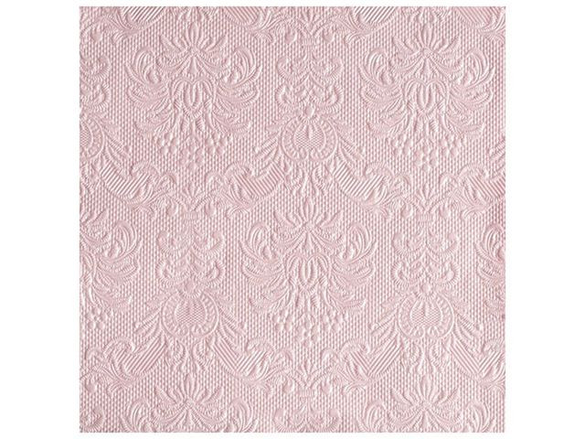 BildeServiett Edelweiss 3L 40Cm Lys Rosa (15 stk/pk, 12 pakker)