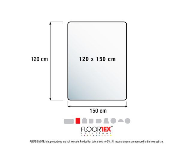 Stolunderlag Floortex 120X150Cm Eco