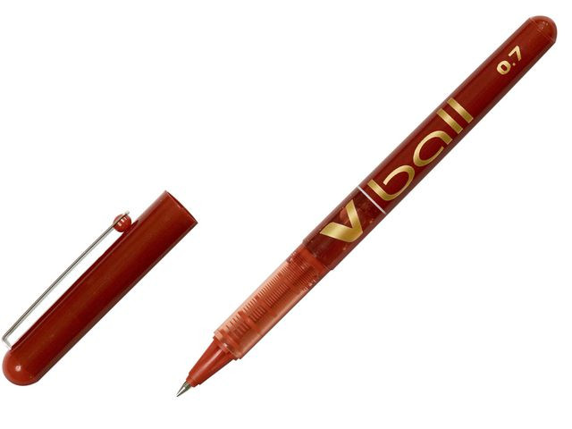 BildeRollerpenn Pilot V-Ball 0,7Mm Rød (12 stk)