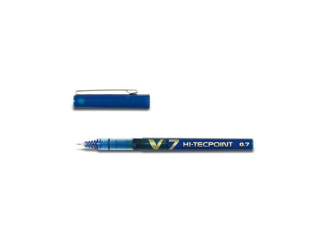 BildeRollerpenn Pilot Hi-Tecpoint V7 Blå (12 stk)