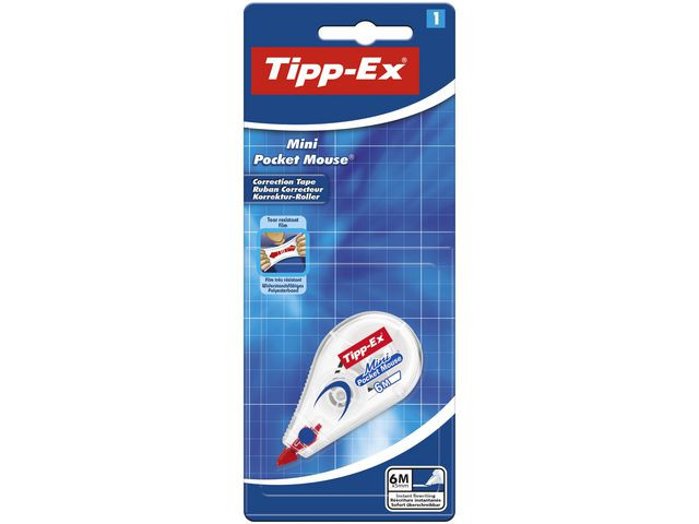 Korrekturroller Tipp-Ex Mini Pocketm Bli (10 stk)