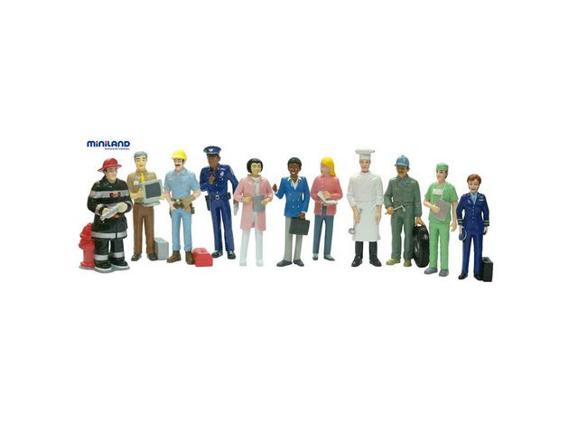 Yrkesfigurer Høyde 12Cm (11 stk)