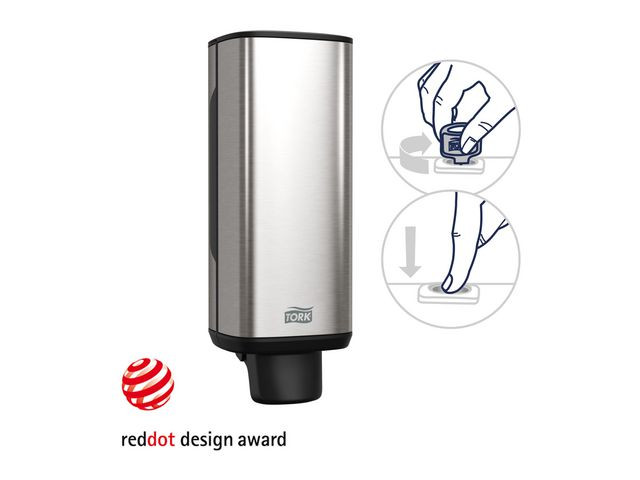 Dispenser Tork Manuell Skum/Flyt S4 Stål