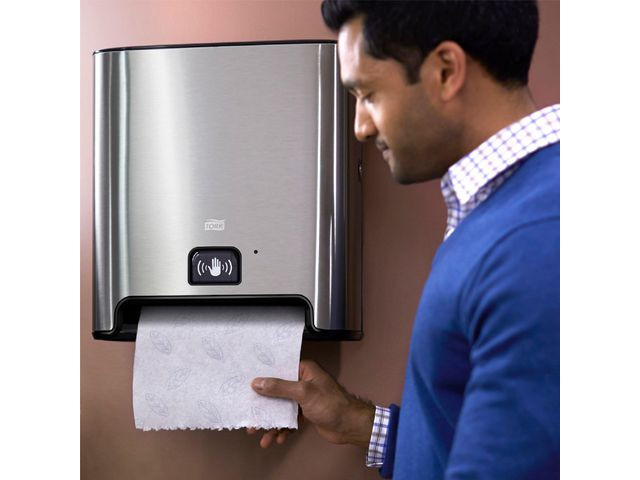 Dispenser Tork Sensor Håndtørk H1 Stål