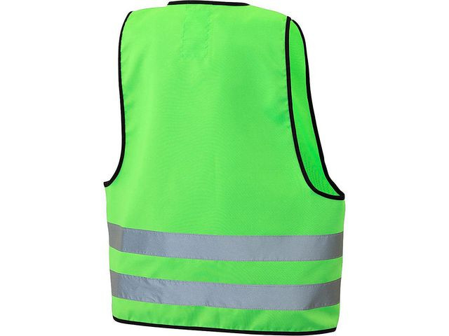 Refleksvest Med Glidlås Barn-S Grønn