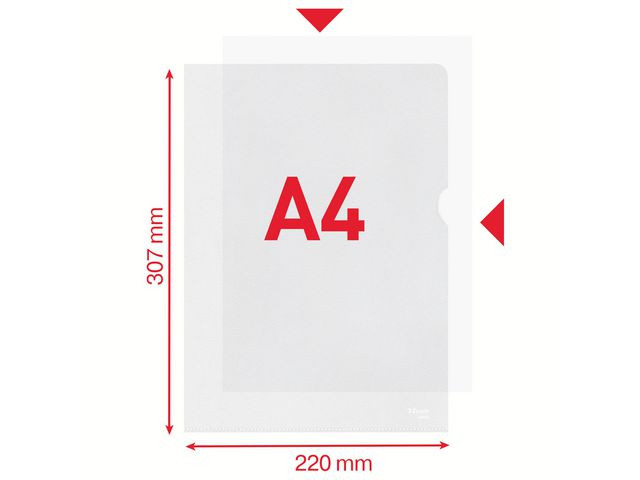 Plastomslag Esselte A4 85My (100 stk)