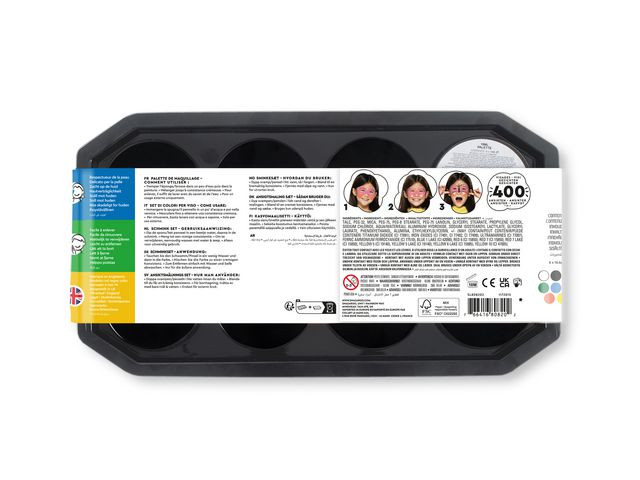 Ansiktsmaling Snazaroo 18Ml Sett 8 Frg