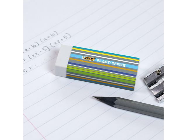 Viskelær Bic Plasto Office (25 stk)