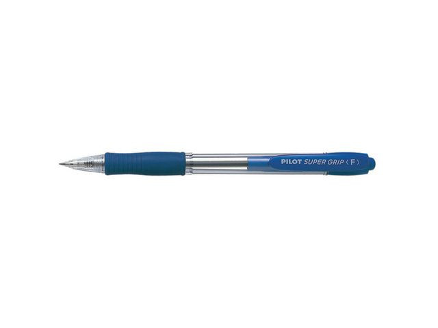 BildeKulepenn Pilot Supergrip F Blå (12 stk)