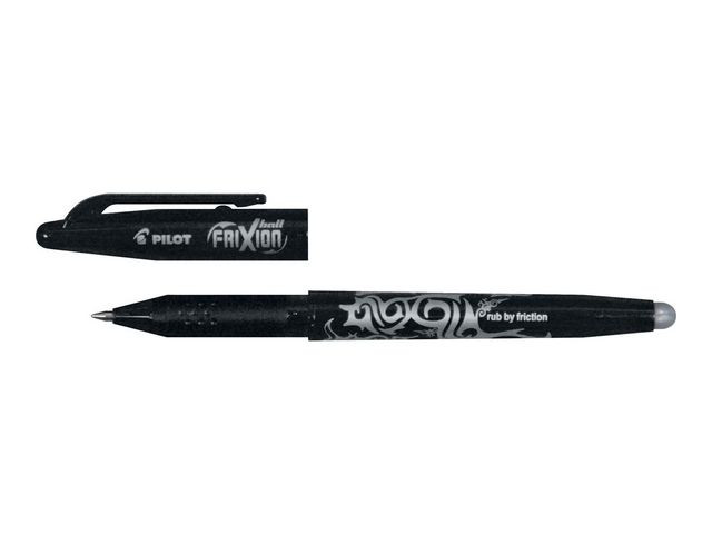 Geleroller Pilot Frixion Ball 0,7 Sort (12 stk)