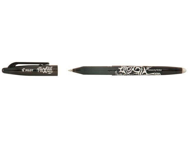 Geleroller Pilot Frixion Ball 0,7 Sort (12 stk)