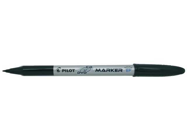 Merkepenn Pilot Begreen Cd/Dvd Ef Sort (10 stk)