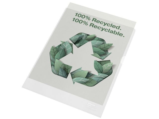 BildePlastomslag Esselte Recycl A4 100My (100 stk)