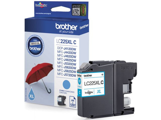 BildeBROTHER Ink LC225XLC LC-225XL Cyan