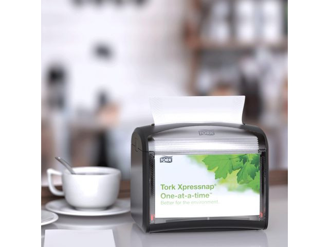 Serviettdispenser Tork N4 Bord Sort