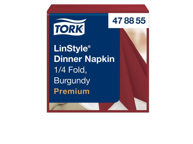 BildeServiett Tork Linstyle 39Cm Burgund (50 stk)