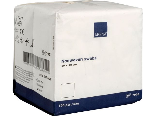 BildeKompress Abena 4Lag Usteril 10X10Cm (100 stk)