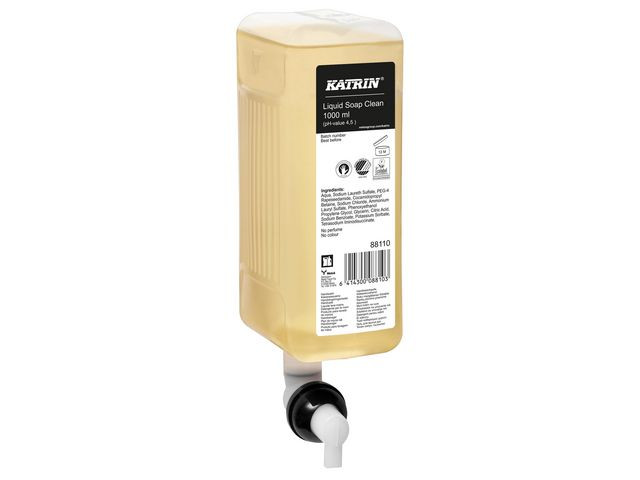 BildeHåndsåpe Katrin Clean Flytende 1L (6 stk)