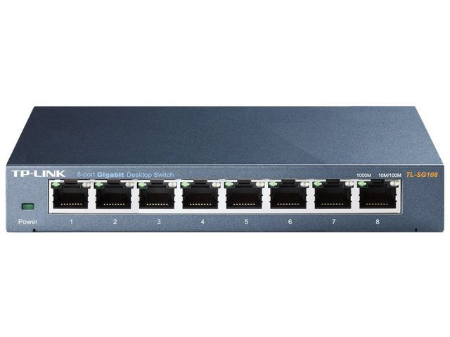 Switch Tp-Link 8 Porter 10/100/1000