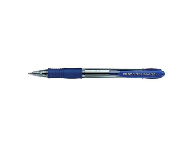 BildeKulepenn Pilot Supergrip M Blå Blister