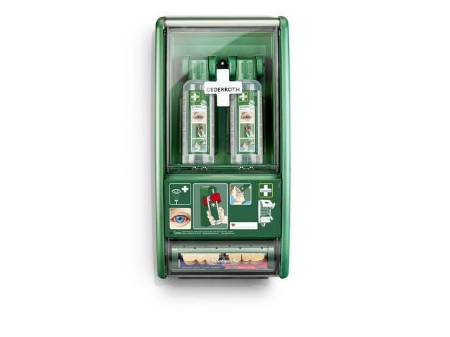BildeØyedusjstasjon Cederroth Plasterautomat